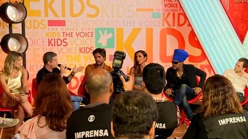 Coletiva do 'The Voice Kids' - Reprodução TV Globo