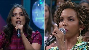 Anitta e Natália - Reprodução TV Globo