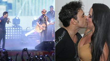 Zezé: show e beijo em Graciele - Thyago Andrade/ Brazil News