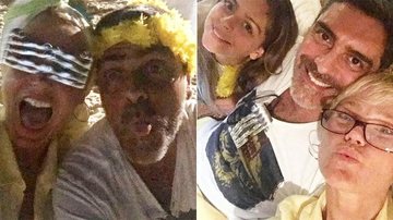 Xuxa, Junno Andrade e Luana - Instagram/Reprodução
