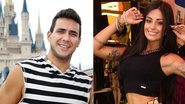 André Marques e Aline Riscado curtem piscina juntos - Divulgação/TV Globo/Fio Condutor