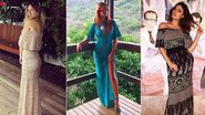 Vestido longo na praia - Reprodução / Instagram