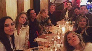 Leandro Hassum janta com Faustão, Luciano Huck e Angélica nos EUA - Instagram/Reprodução