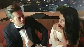 Brad Pitt e Selena Gomez - Reprodução/Instagram