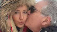 Ana Paula Siebert ganha carinho de Roberto Justus em foto: 'O melhor beijo' - Reprodução/ Instagram