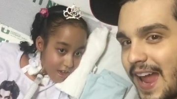 Luan Santana visita fã após campanha nas redes sociais - Reprodução / Instagram