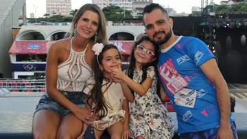 Luciano Camargo visita camarote com a família - Graça Paes e André Moreira / Brazil News