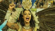 Aline Riscado brilha como madrinha de bateria - Marcos Ferreira / Brazil News