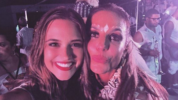 Juliana Paiva tieta Ivete Sangalo no carnaval de Salvador - Reprodução Instagram