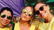 Anna Lima,  Grazi Massafera e Gio Ewbank em Fernando de Noronha - Reprodução/Instagram