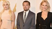 Lady Gaga, Leonardo DiCaprio e Jennifer Lawrence - Getty Images