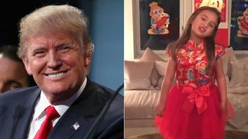 Donald Trump e a neta, Arabella - Getty Images/ Reprodução Instagram