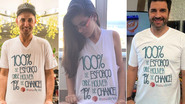 Paulo Gustavo, Camila Queiroz e Edu Guesdes - Reprodução/Instagram