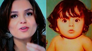 Mônica Iozzi mostra foto rara de sua infância - TV Globo/Reprodução