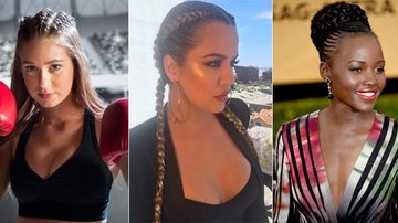 Marina Ruy Barbosa, Khloé Kardashian e Lupita Nyong'o - Divulgação/TV Globo/Instagram/Getty Images