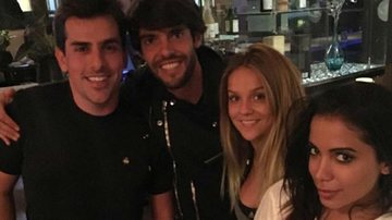 Rodrigo Branco, Kaká, Gabi Lopes e Anitta em Orlando - Instagram/Reprodução