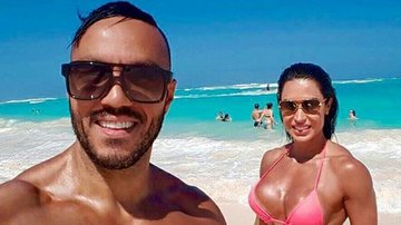 Belo e Gracyanne Barbosa: segunda lua de mel - Instagram/Reprodução