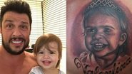 Ceará tatua o rosto de Valentina, sua filha com Mirella Santos - Instagram/Reprodução