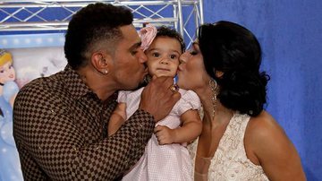 Naldo, Moranguinho e a filha, Vic - Marcos Ribas/Brazil News
