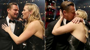 Leonardo DiCaprio comemora vitória no Oscar com Kate Winslet - Getty Images