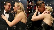Leonardo DiCaprio comemora vitória no Oscar com Kate Winslet - Getty Images