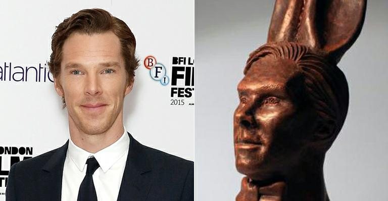 Benedict Cumberbatch ganha chocolate de Páscoa com seu rosto - Getty Images/ Divulgação
