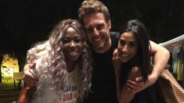 Adélia reencontra Juliana e Daniel fora da casa do Big Brother Brasil 16 - Instagram/Reprodução