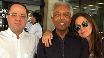 Gilberto Gil deixa hospital em São Paulo acompanhado da mulher - Instagram/Reprodução