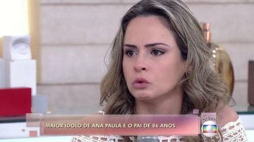 Ana Paula Renault no 'Encontro' - Reprodução TV Globo