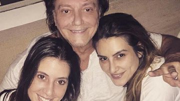 Fábio Jr. com as filhas Kika Galvão e Cleo Pires - Instagram/Reprodução