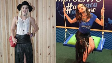 Sophia e Agatha: mesma saia no Loollapalooza - Reprodução Instagram
