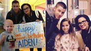 Demi Lovato e Nick Jonas visitam hospital infantil - Instagram/Reprodução