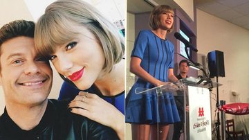 Taylor Swift e Ryan Seacrest - Reprodução / Instagram