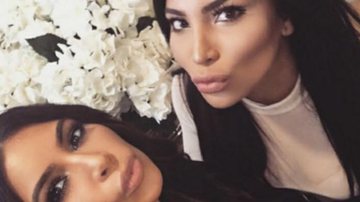 Kim Kardashian posa com sua sósia, Kamilla Osman - Instagram/Reprodução