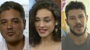 Valdecir, Débora Nascimento e José Loreto - TV Globo/Reprodução
