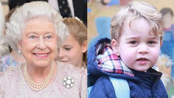 Rainha Elizabeth II e príncipe George - Getty Images; Reprodução / Instagram