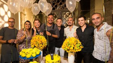 Bruno Cardoso festeja aniversário com integrantes do Sorriso Maroto, Preta Gil, David Brazil e Wesley Safadão - Marcos Hermes/Divulgação