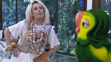 Ana Maria Braga usa look de feira em novo protesto - TV Globo/Reprodução
