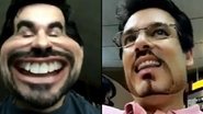 Padre Fábio de Melo e Celso Portiolli imitam um ao outro nas redes sociais - Reprodução / Snapchat