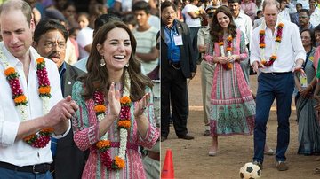 Kate Middleton e Príncipe William na Índia - Getty Images