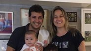 Fernanda Gentil posa com Matheus Braga e Gabriel - Instagram/Reprodução