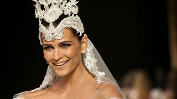 Fernanda Motta desfila de noiva em evento - Manuela Scarpa e Rafael Cusato/Brazil News