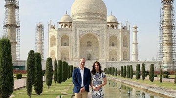 Kate Middleton e Príncipe William visitam Taj Mahal - Getty Images