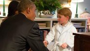Barack Obama e príncipe George - Getty Images