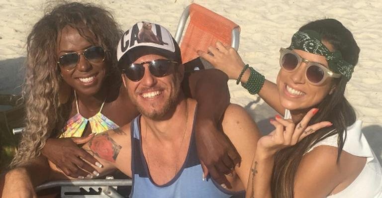 Adélia, Juliana e Daniel curtem praia no Rio - Instagram/Reprodução
