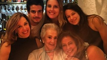 Claudia Raia celebra 93 anos da mãe com Enzo e Sophia - Instagram/Reprodução