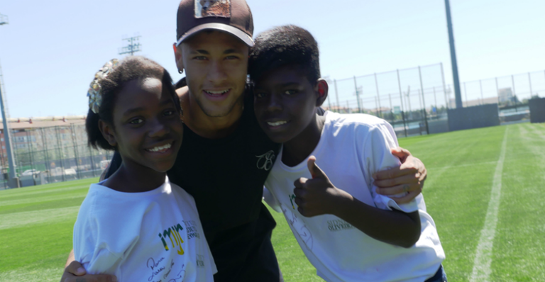 Neymar, Lara e Luan - Divulgação