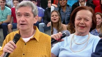 Serginho Groisman e a mãe, Ana - Reprodução TV Globo