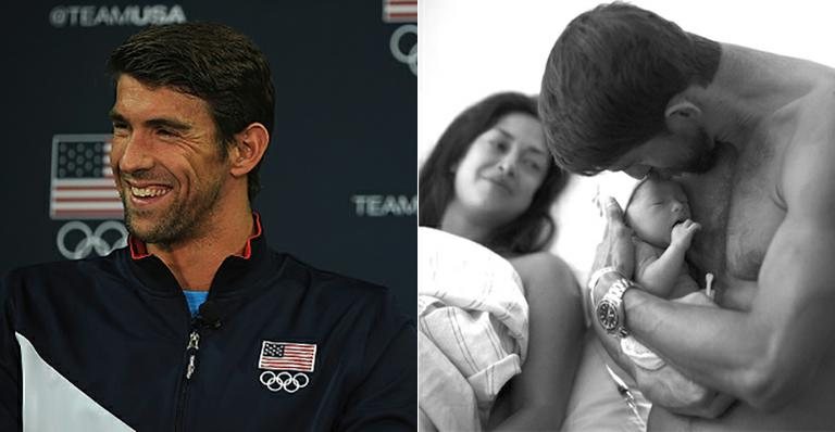 Michael Phelps é papai - Getty Images/ Reprodução Instagram