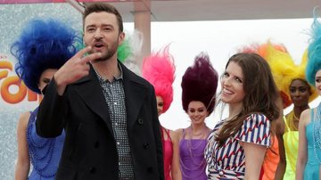 Justin Timberlake e Anna Kendrick cantam 'True Colors' - Getty Images